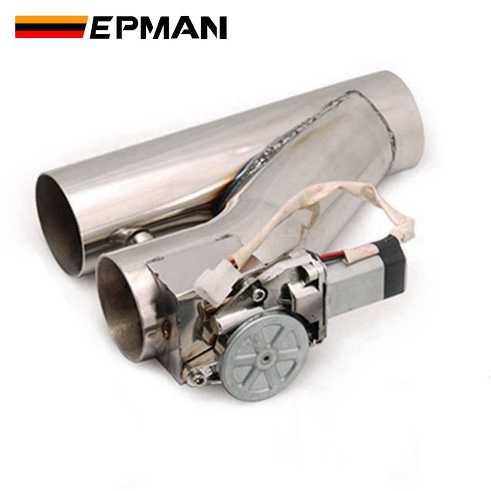 Epman Universal Stainless Steel Motorized Electric Exhaust Y Pipe